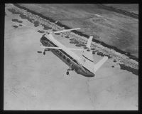 Bristol 173, G-ALBN in flight over river landscape