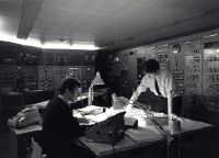 Zurich, ETH Zurich, Hönggerberg, Laboratory for Nuclear Physics (HIK/HPK), machine wing, control room tandem Van de Graaff accelerator