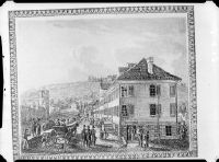 City view : illustration of engraving