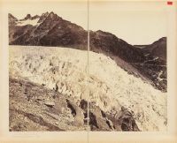 Formation of the first dirt belt at the Rhone glacier fall (photographed from fixed point 14.1874)