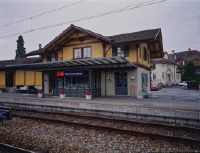 Münchenbuchsee BE, north view of the station building Münchenbuchsee
