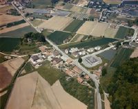 Angle, village part Seeb with bus garage