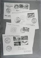 Postal covers of first flights from 1919 to 1938