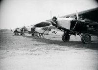 Fokker F.VII and Comte AC-4 Gentleman, CH-262 (HB-IKO) on the ground in Dübendorf