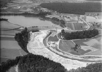 Schiffenen, dam construction and reservoir