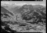 Saanenland, Gstaad, overview, view to south (S)