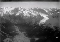 Monbiel, Lauizughorn, Verstanclahorn, Silvarettagletscher, Piz Buin, Piz Linard from 2800 m