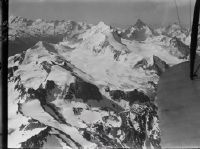 Turtmangletscher, Weisshorn, Matterhorn v. N. from 5000 m