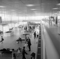 Geneva-Cointrin airport counter hall