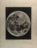 Photograph [photography] of the moon by Louis M. Rutherford