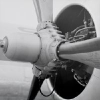 Propeller of a Convair CV-440-11 Metropolitan