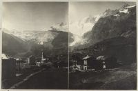 Saas-Fee with view of all mountains & glaciers