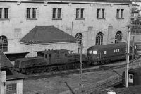 Bellinzona, SBB Ce 6/8 in demolition and gas turbine locomotive 18000