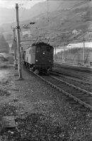 Airolo, SBB freight and car trains, Ae 3/5 10224,10223