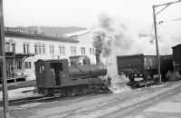 Biel, Renfer woodworks, factory railroad, steam