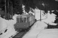 Lauterbrunnen, Lauterbrunnen-Mürren mountain railroad (BLM), Grütschalp-Mürren railroad BDe2/4 No. 12