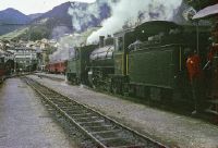 Disentis/Mustér, special trip under RhB steam with G 3/4 No. 11 "Heidi" and G 4/5 No. 107