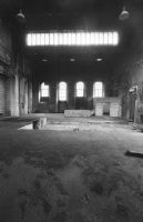 Netstal, industrial wasteland "Giessi", Fondel AG, old foundry hall