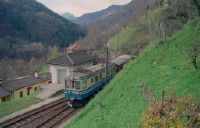 Centovalli, Station Corcapolo, Società subalpina di imprese ferroviarie (SSIF) Railcar ABFe 4/4 16