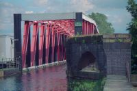 England, Barton-upon-Irwell, Bridgewater Canal, Barton Swing Aqueduct, south side