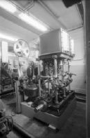 Canton BE, Thun, Vaporama, two-cylinder wet steam compound engine of the former Lake Zurich screw steamer "Lützelau