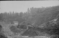 Gondiswil-Hüswil, slate coal mining, (eastern pit), landslides