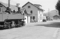 Haute-Sorne, Glovelier, station, steam locomotive G 2 x 2/2 CP E 164