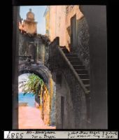Old Bordighera, gate and stairs