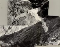 Grindelwald Supérieur, 29.10.1949, de la moraine du Milchbach