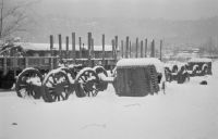 Olten, SBB, fresh snow, wheelsets Damplocks E 4/4, standing boiler