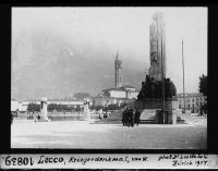 Lecco, war memorial from the west