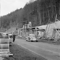 Road construction of the St. Gallen - Teufen line