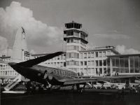 Vickers Viscount of the BEA on parking place Kloten
