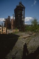 Russia, Nizhny Tagil, Demidoff - Stalin Blast Furnace Plant with Reservoir