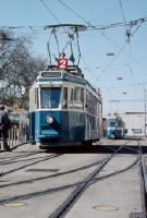 Zurich-Wiedikon, Tram Trolley, VBZ, Be 4/4