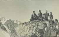 Section tour SAC Uto in September 1919, view from Lochberg towards west (W)