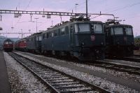 Dietikon, Spreitenbach, SBB shunting yard Limmattal (RBL), several Ae 6/6 locomotives