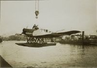 Junkers seaplane type F E13, pilot Grootwal