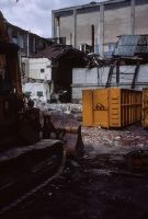 Winterthur, demolition of Sulzer buildings near railroad station