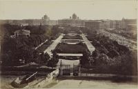 Vienna, Volksgarten, In the inner city, view to the south (S)