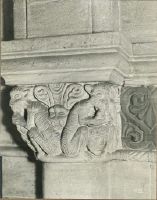 Romanesque capital in the nave