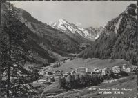 Samnaun, 1850 m (Switzerland) with Muttler (3298 m)