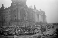 Berlin, ruin of the Reichstag building