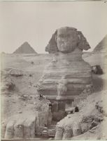 Giza, Sphinx with the latest excavations