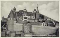 Heidelberg Castle before destruction seen from the west