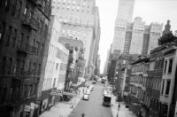 New York City, Manhattan, 33rd Street East / 3rd Ave, from Third Avenue El (elevated railway), heading west (W)