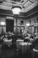 Moscow, dining room of the Metropol Hotel at Teatralny