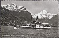 Lake Lucerne, steamer "Gallia" with Bristenstock