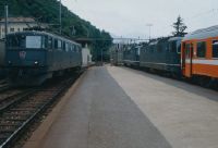Bellinzona, SBB loco Ae 6/6 11461 "Locarno" and Re 4/4 III [?] in double traction
