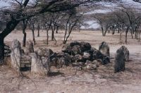 Ethiopia, Rift Valley, ancient Sidamo tombs